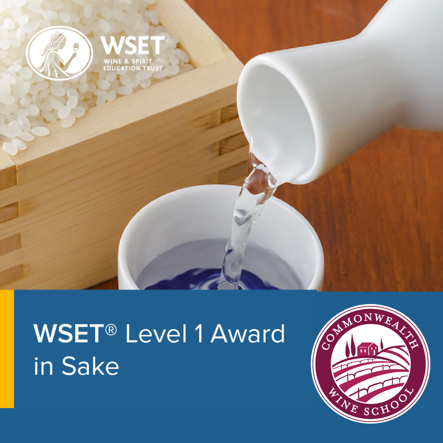 IN PERSON Level 1 Sake — Wine Classes In Person and Online